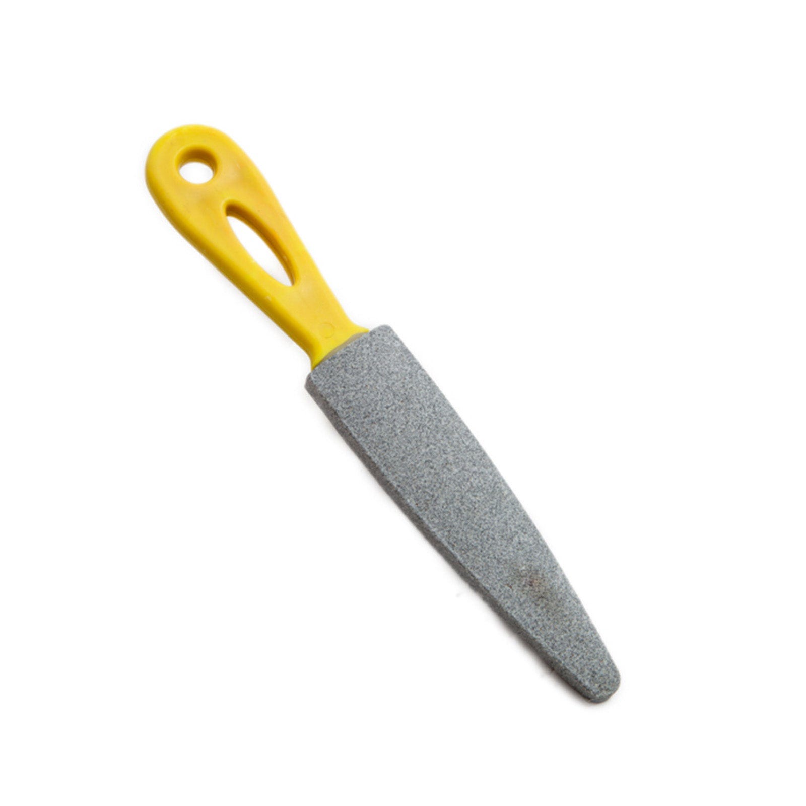 Pietra cote per affilare coltelli, forbici e falci al carburo di silicio 25  cm con manico / Default Title