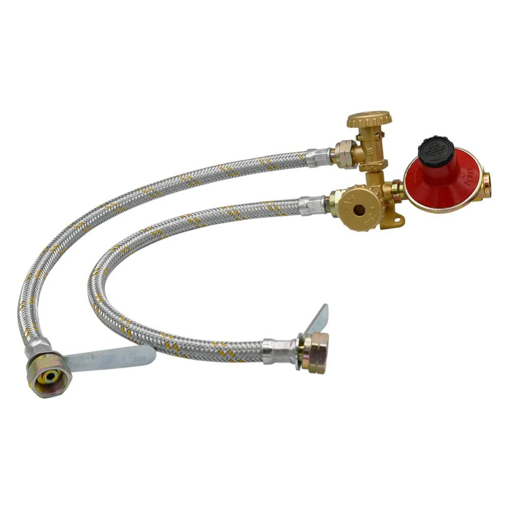 Kit Centralina gas 2 VIE con flessibili - D'Alessandris