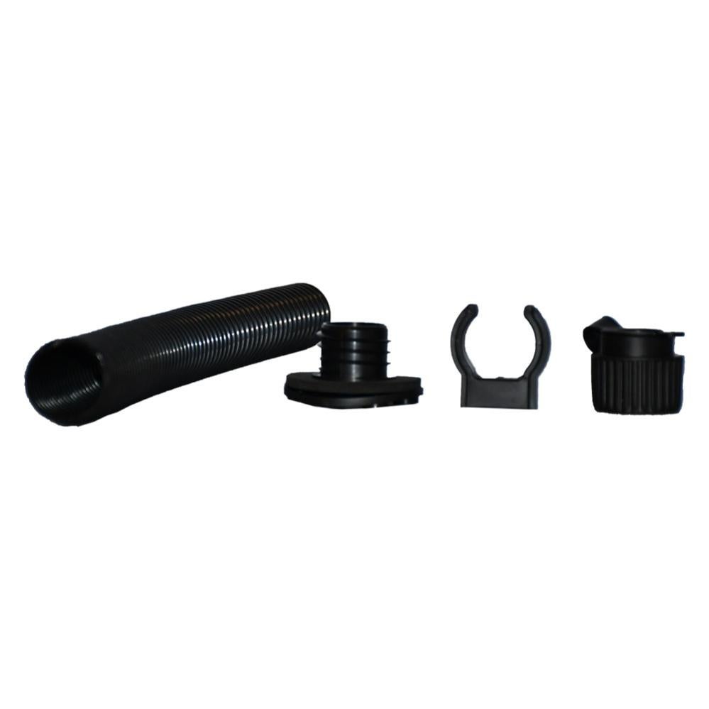 Polsino Tubo Aspiratore Per Bidone Rainbow, Modelli D2 D3 D4 SE, Generico Non Elettrico Nero