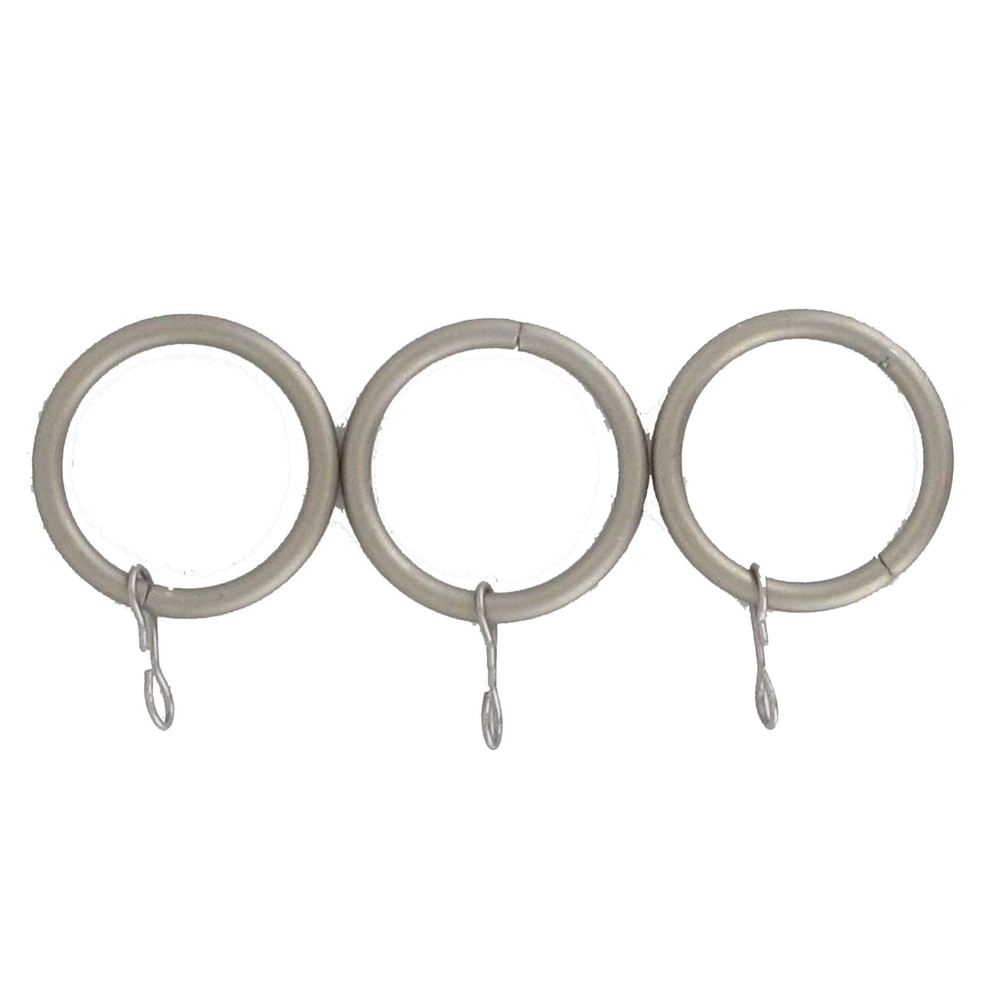 Ensemble 8 anneaux pour le rideau D19 Leroy Merlin