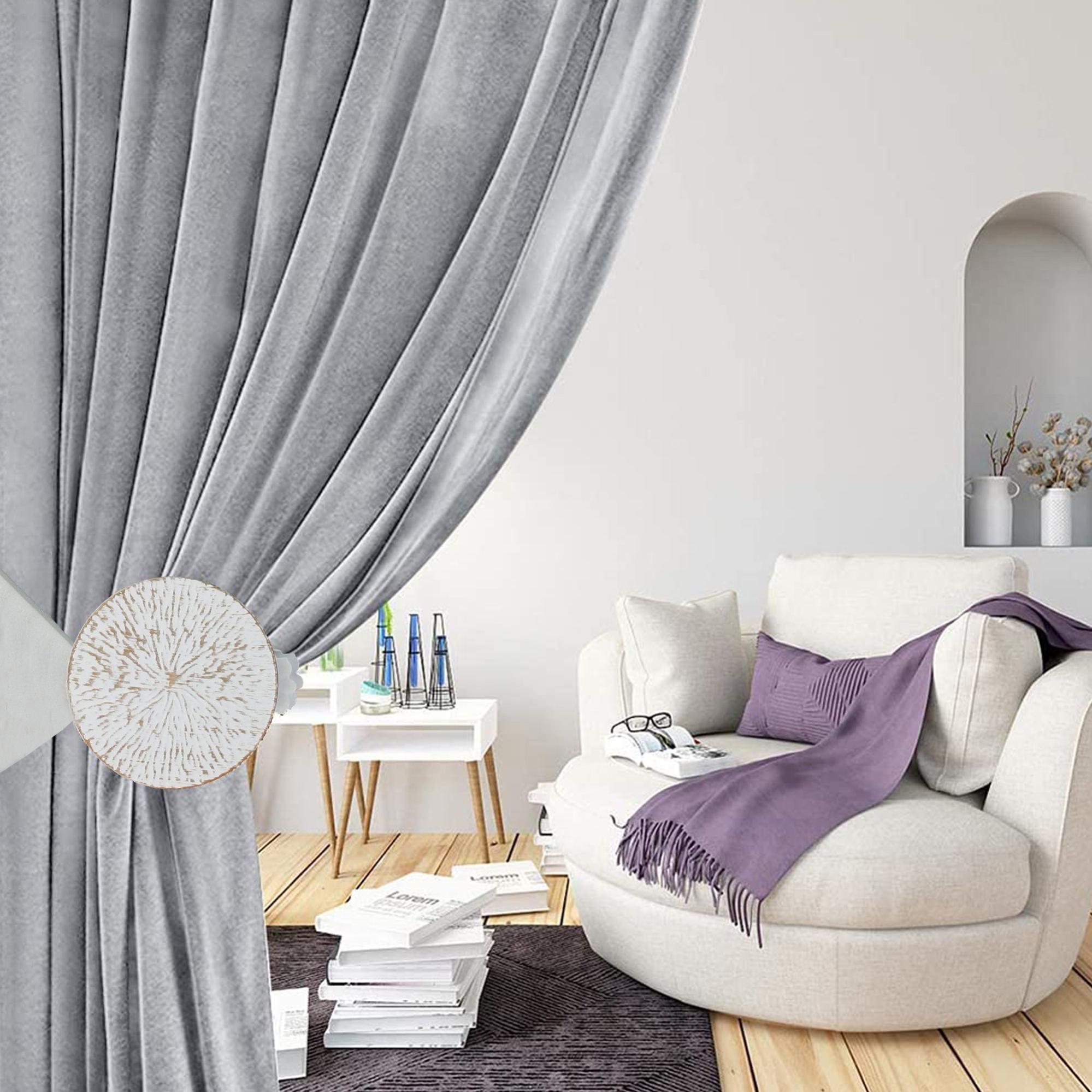 Clip per tende D.10,2x4x21cm in metallo bianco - 4