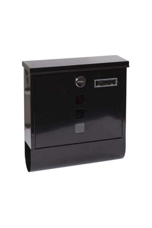 Cassetta Postale ARREGUI In Acciaio - Design Orizzontale, Formato A4, Nero, Montaggio Facile - Foto 3
