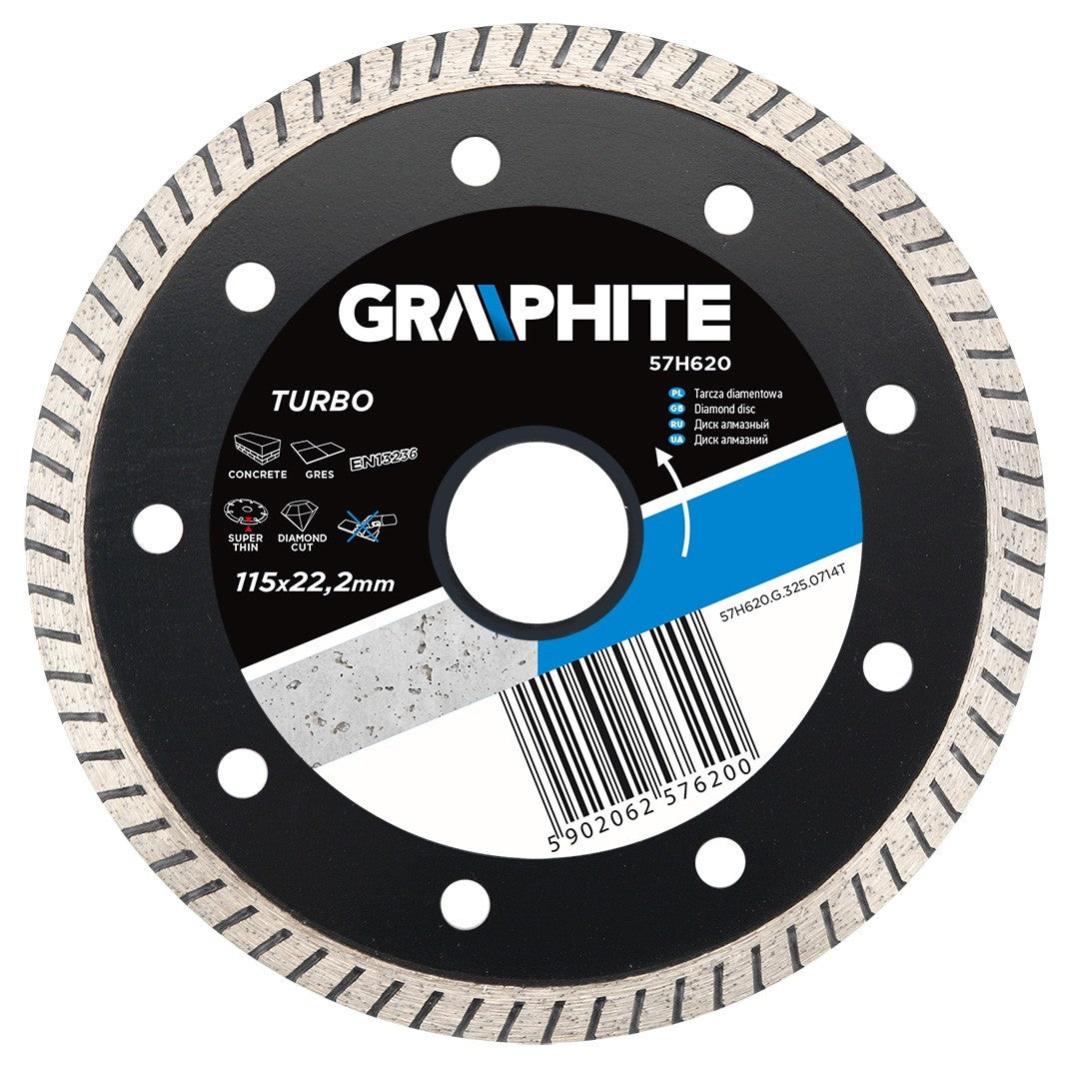 Disque diamant turbo 115 mm Turbo diamond disc 115 mm Fervi d055/115