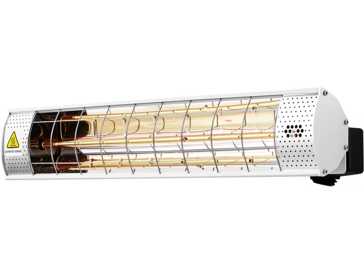 Riscaldatore Soffitto Catena Riscaldatore Da Esterno Perel 1500W Carbonio - Impermeabile IPX4 Per Terrazza E Giardino Riscaldatore Giardino Perel - 4
