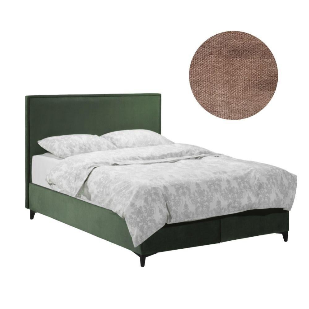 Copri Testiera Letto In Velluto Coreano Con Tasche - Altezza 73 Cm, Larghezze Da 100 A 240 Cm, Lavabile