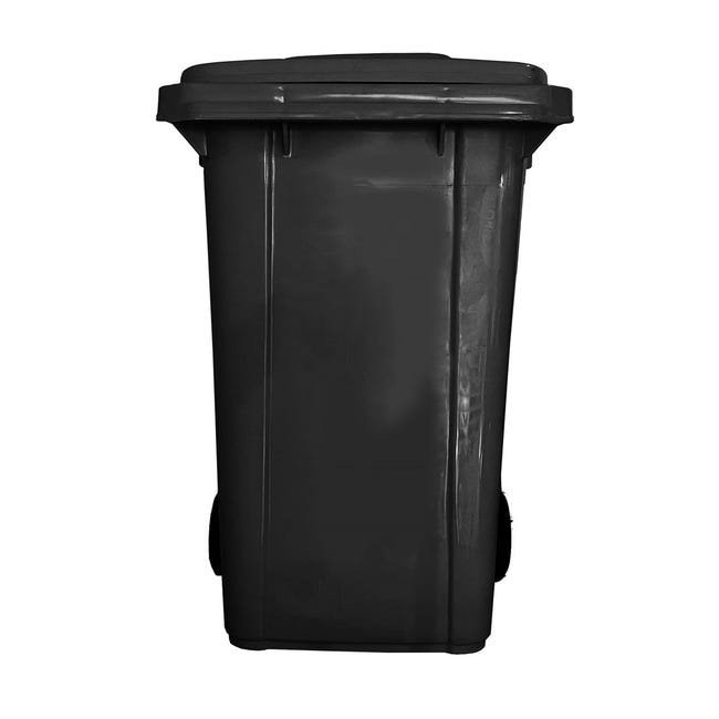 Cubo de basura, Mediano, Negro