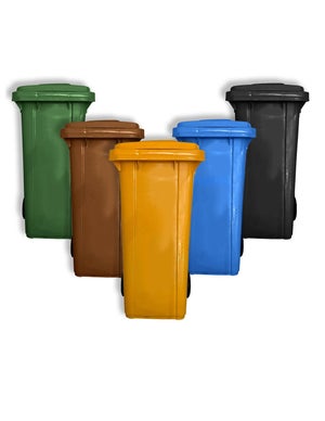 Contenedores de reciclaje para basura
