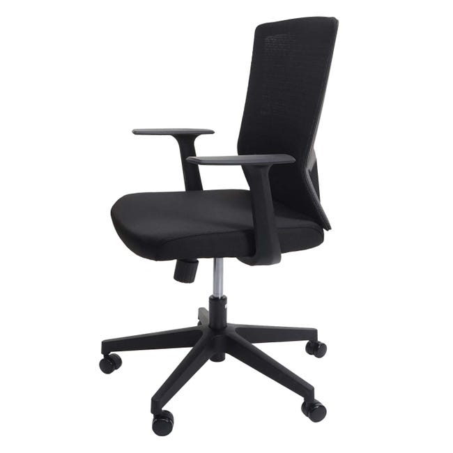 Chaise de bureau HWC-J90, dossier ergonomique en forme de S