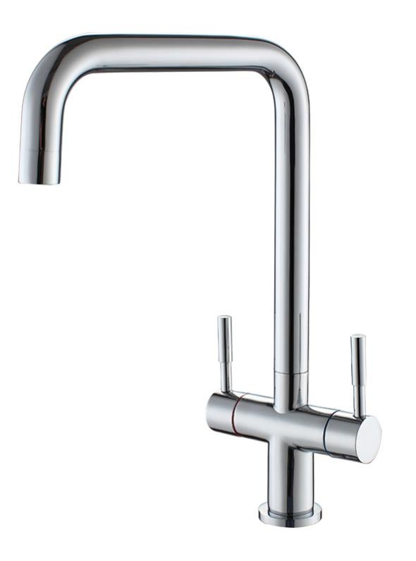 Miscelatore Lavello Cucina In Colore Granito Avena Canna Alta Girevole Desing Minimale Mamoli 7385000000oa