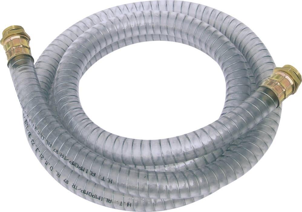 SplashTech Tuyau D'aspiration De Piscine Spiralé De 3,8 Cm Avec Manchon Pivotant (9,1 M