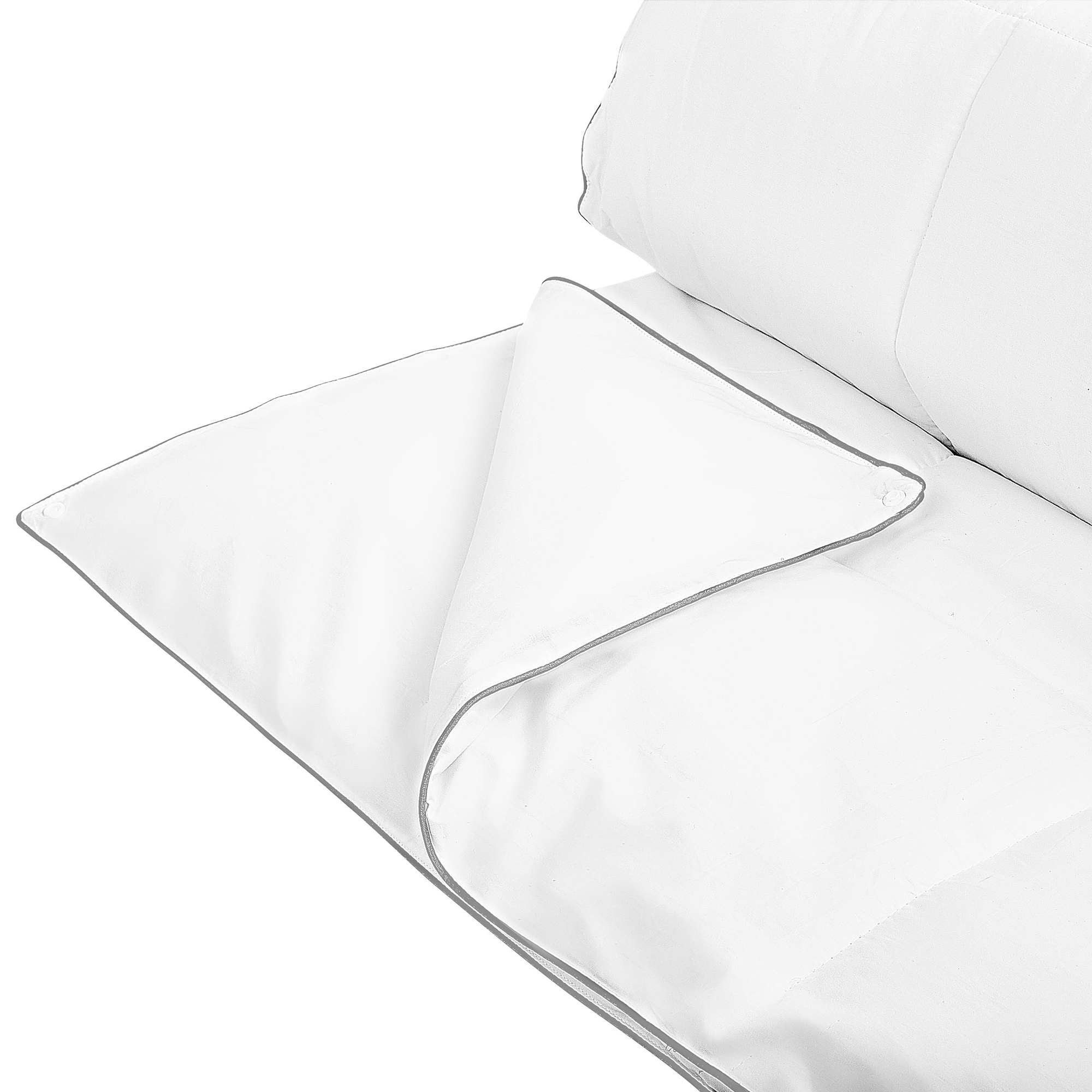 Beliani Couette Double Duvet En Coton Ciré 155 X 220 NUPTSE | Leroy Merlin