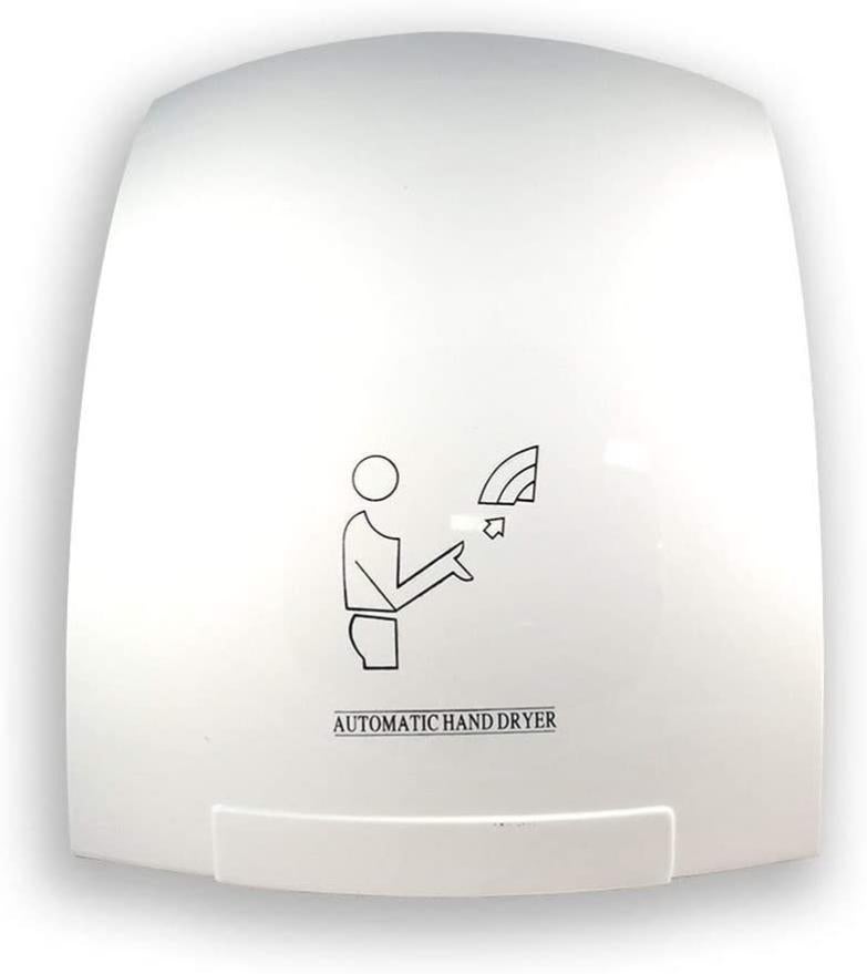 Asciugamani Elettrico Da Parete Touchless - Aria Calda, 1200W, Attivazione A Sensore - Foto 4