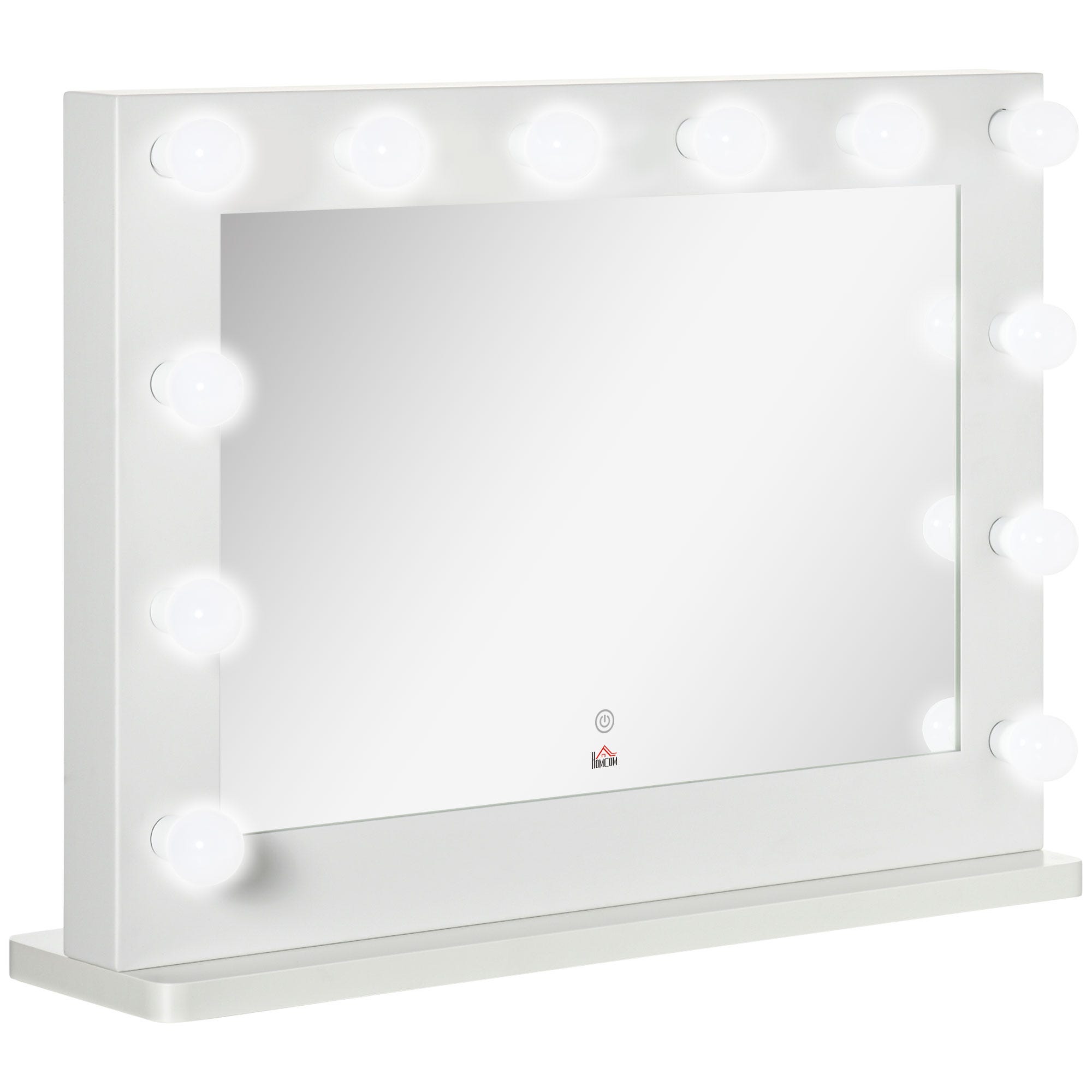 Miroir Maquillage Lumineux - Hollywood Miroir Led 12 Ampoules, Miroir  Coiffeuse Lumineux, Contrôle Tactile Luminosité Et Temp[H481] - Cdiscount  Maison