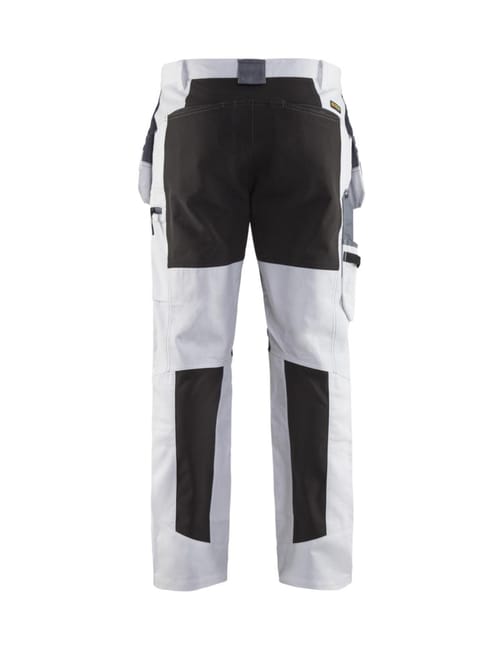 Pantalon peintre stretch Blanc Noir 191010001099 Blaklader
