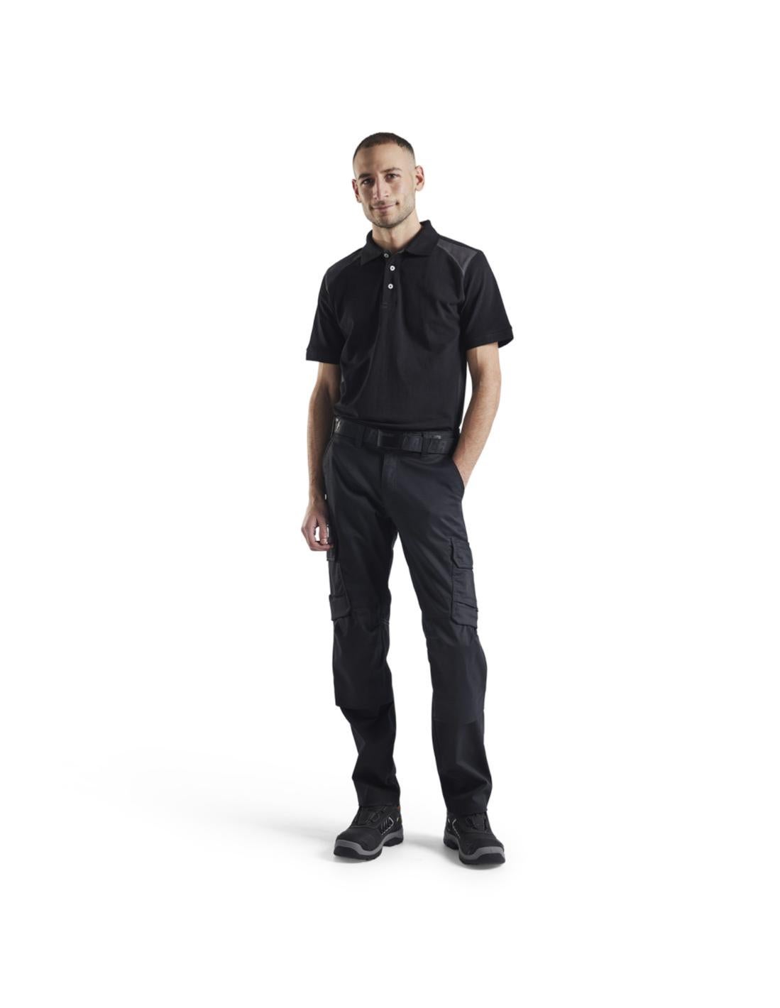 Pantalon avec poches genouillères ULTIMATE STRETCH Noir - Mascot Noir