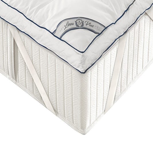 Topper Bed Microsfere con tessuto in Cotone cm.170x200