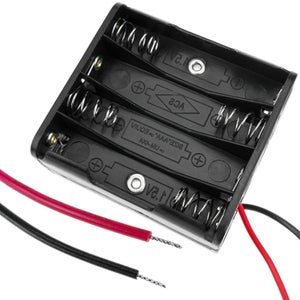 Portapilas plano para 3 pilas AAA LR03 de 1.5V - Cablematic