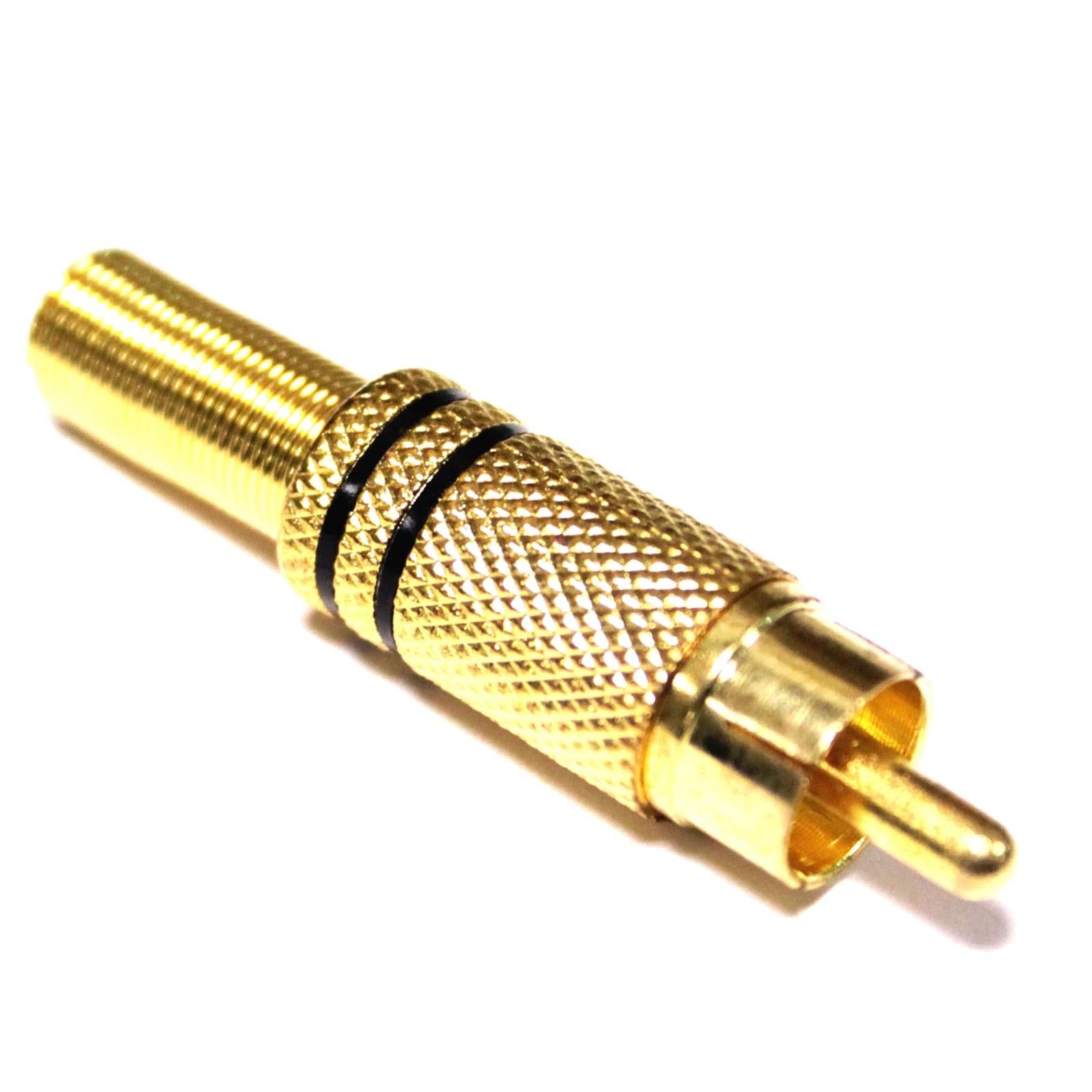 Adaptador RCA macho con muelle para estéreo | Leroy Merlin