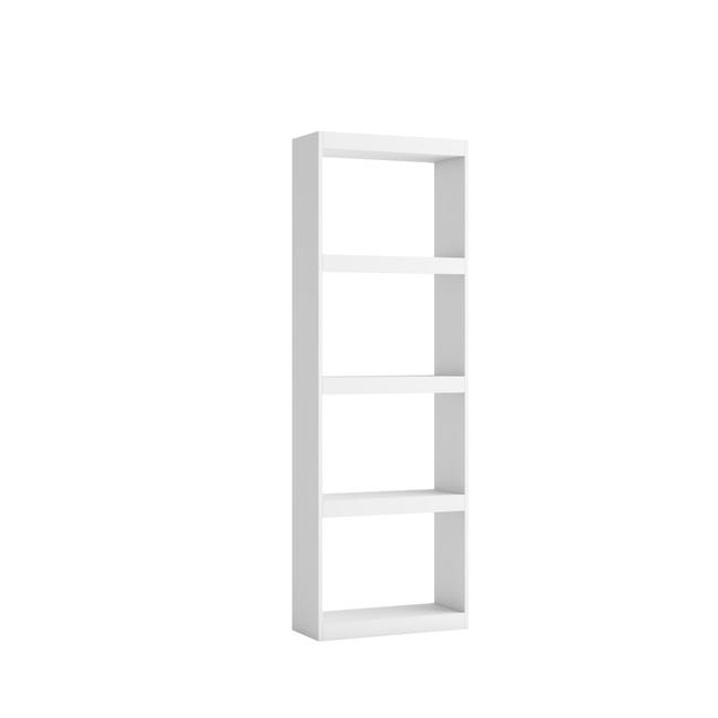 Bibliothèque De Bureau 5 Niveaux Gris - Étagère Rangement Livres Moderne Pour Maison Bureau Étudiant Organisateur Espace