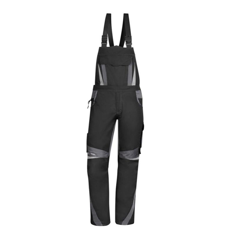 Generisch Salopette de travail pour homme - Pantalon d'été streetwear - Pantalon en jean décontracté - Bretelles réglables - Combinaison - Salopette en jean - Pantalon long - Coupe ample - Jeans cargo