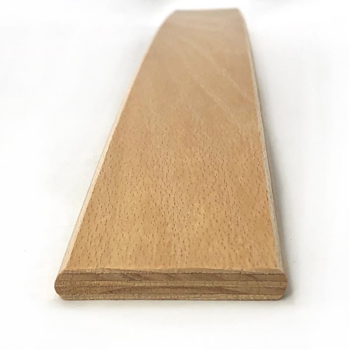 10 Listelli Curvati In Legno Di Faggio - Ricambio Doga Larghezza 5,3 Cm