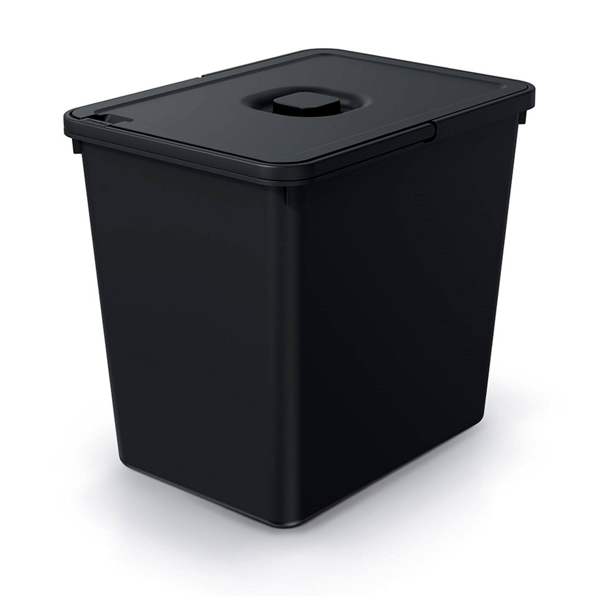 Cubo de Basura TATAY Orgánico 100% Reciclado (6L - Negro)