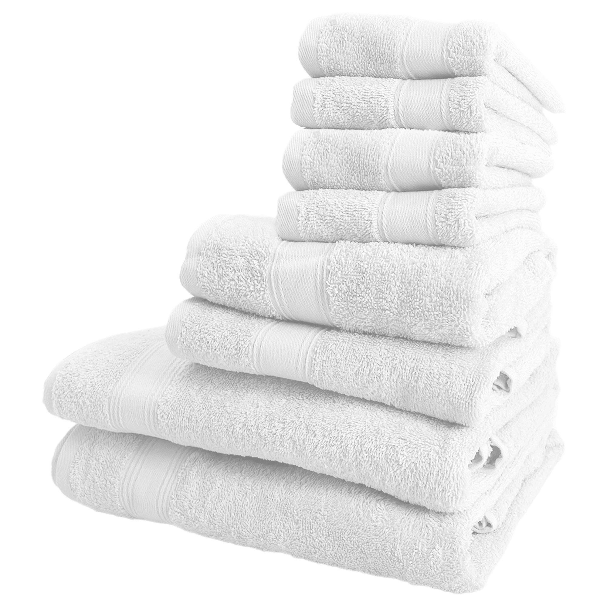 Juego de toallas de baño 100 % algodón, 1 toalla de baño  grande, 1 toalla de mano, 1 toalla. Calidad de hotel para baño, altamente  absorbente, juego de 3 toallas color7 : Hogar y Cocina