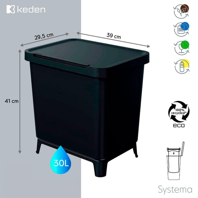 Cubos reciclaje apilables leroy merlin hot sale