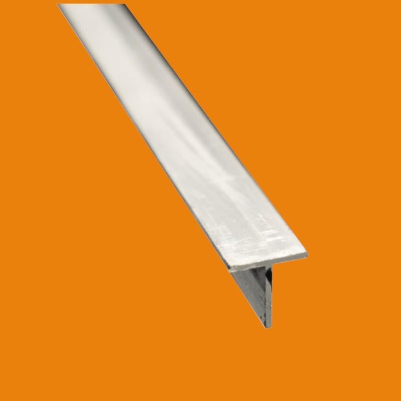 Profilé aluminium T 2,5 x 2,5 cm ep 0,2 cm long. 4 mètres Leroy Merlin