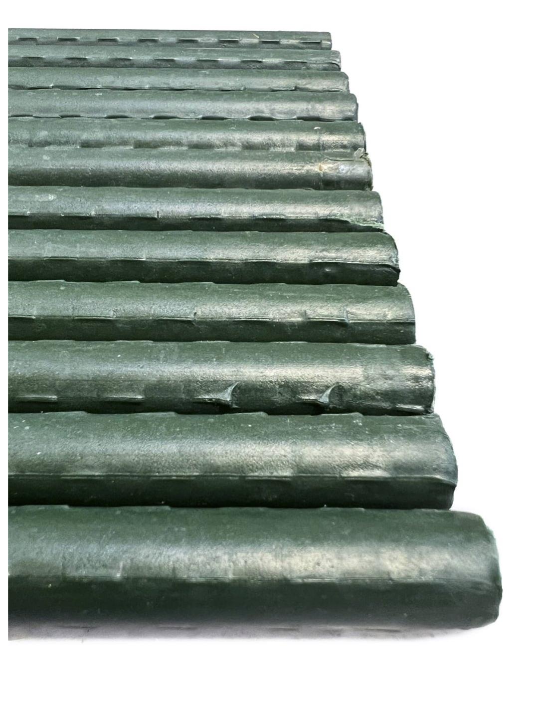 Varillas Soporte Para Plantas 150cm - Pack De 10, Tubo Acero Revestido Plástico Verde | Para Tomates, Trepadoras Y Jardín