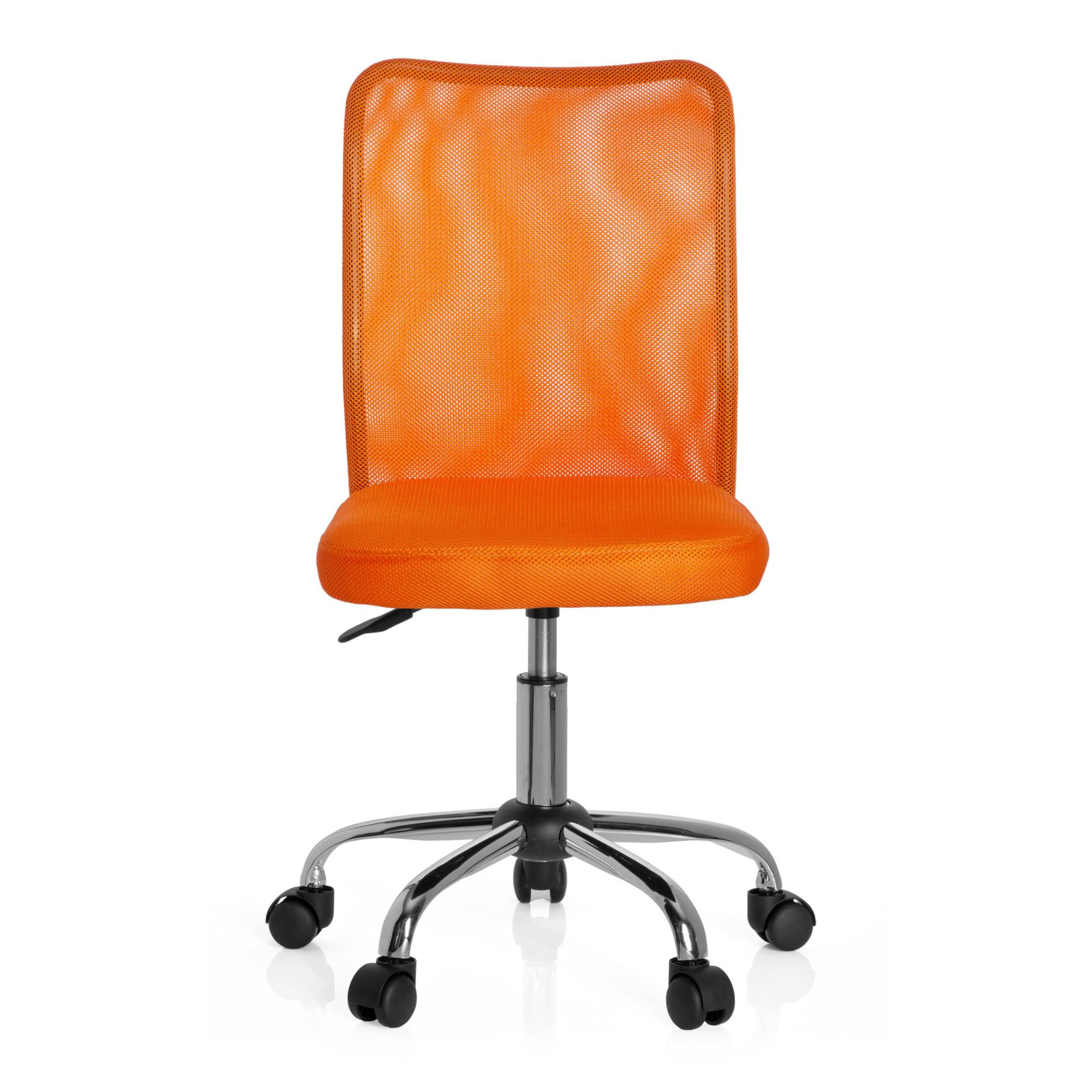 Sedia Girevole HJH Office FANCY II Per Bambini E Ragazzi In Ecopelle Verde - Regolabile In Altezza Con Ruote Di Sicurezza - 2