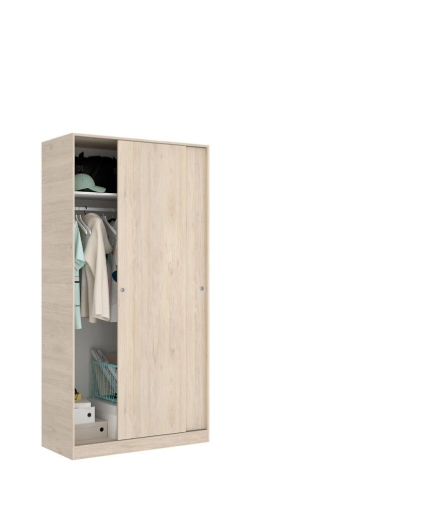 ARMOIRE AVEC PORTES COULISSANTES EIGHT Naturelle Leroy Merlin