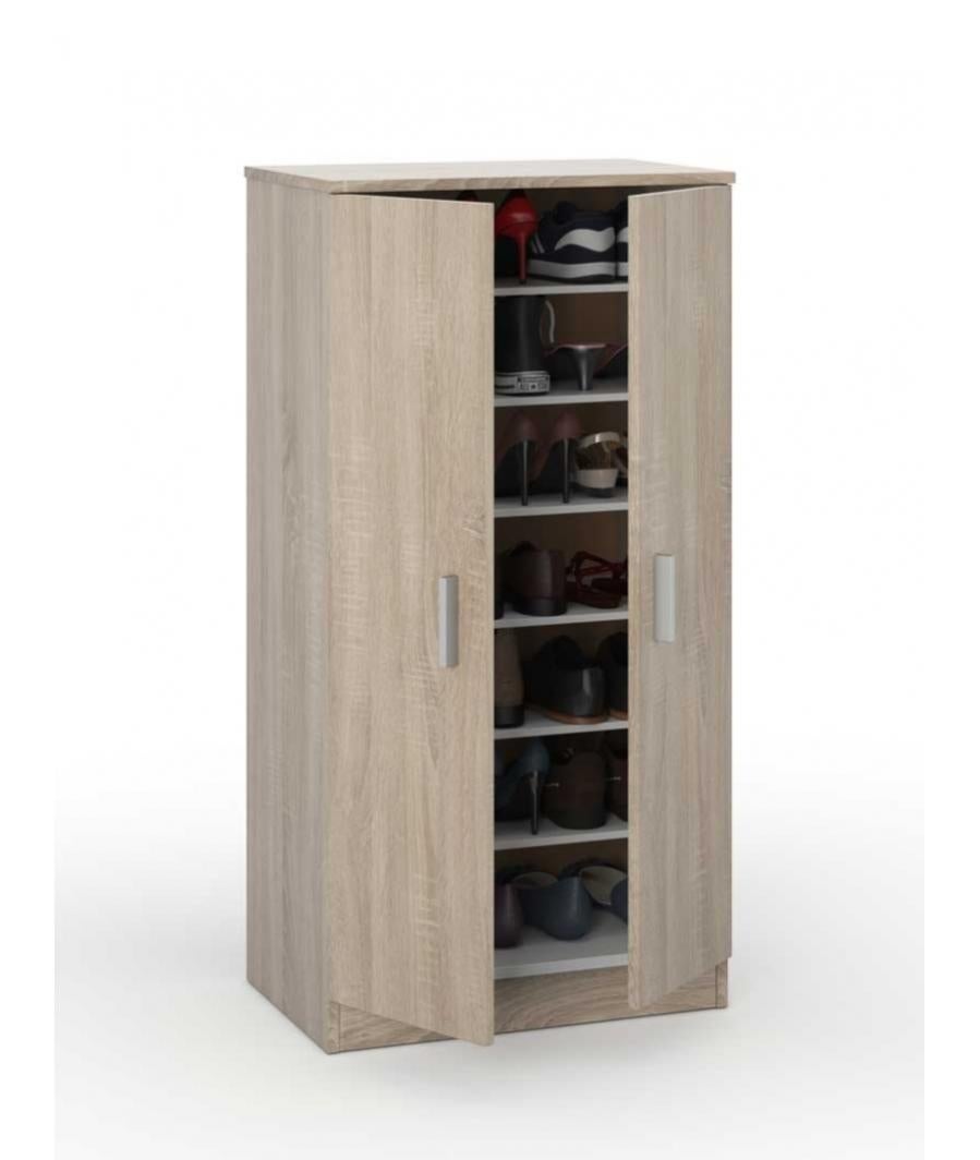 MUEBLE ZAPATERO THIAGO Roble Leroy Merlin