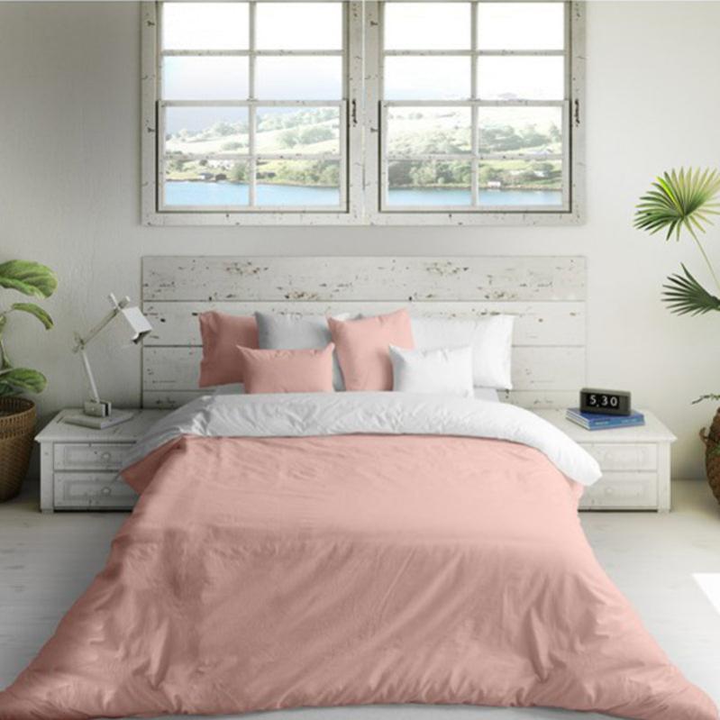 Housse de Couette Naturals Blanc Rose | Leroy Merlin