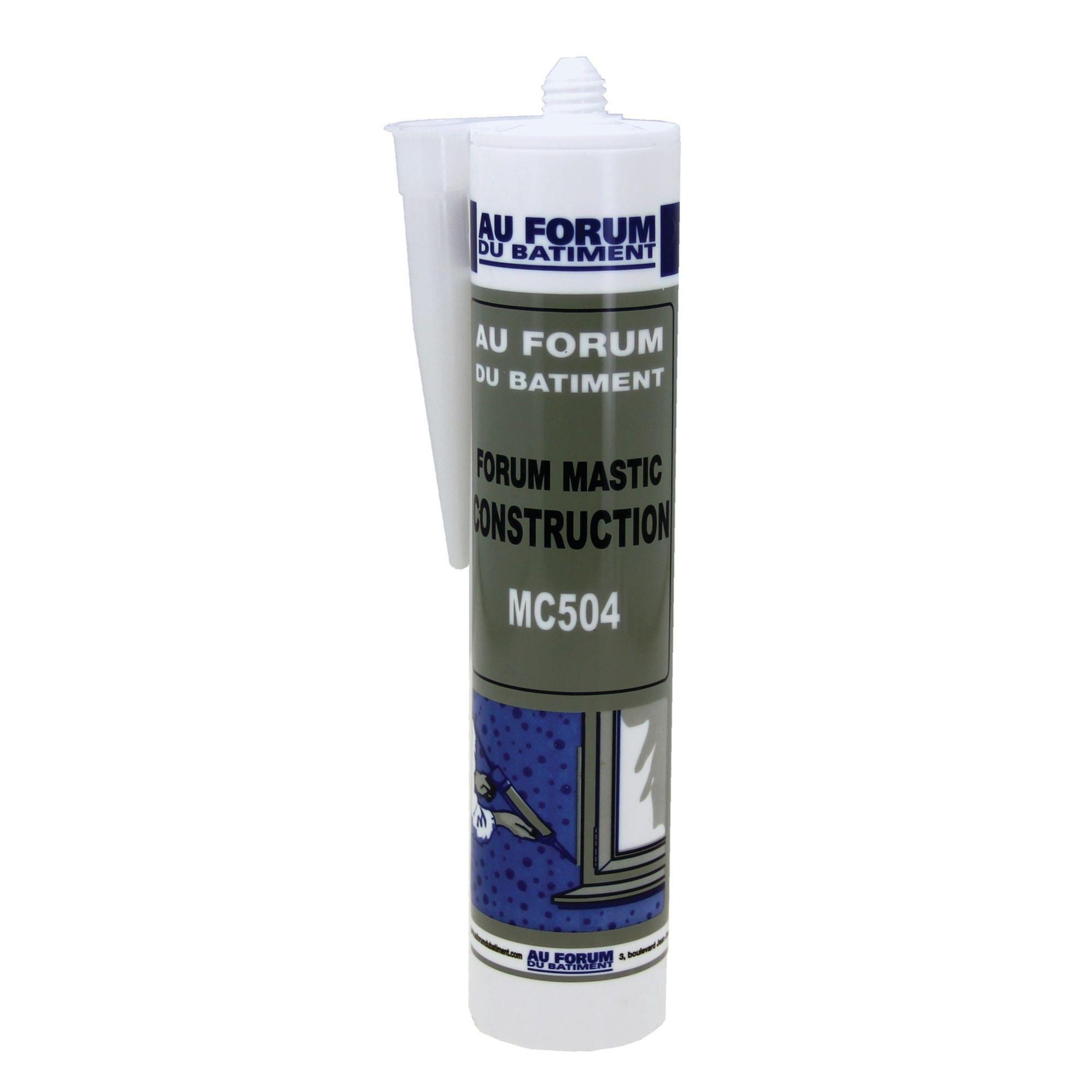 Mastic In Construction Mastic silicone construction MC504 blanc - CONSTRUCTION-BL | Leroy Merlin