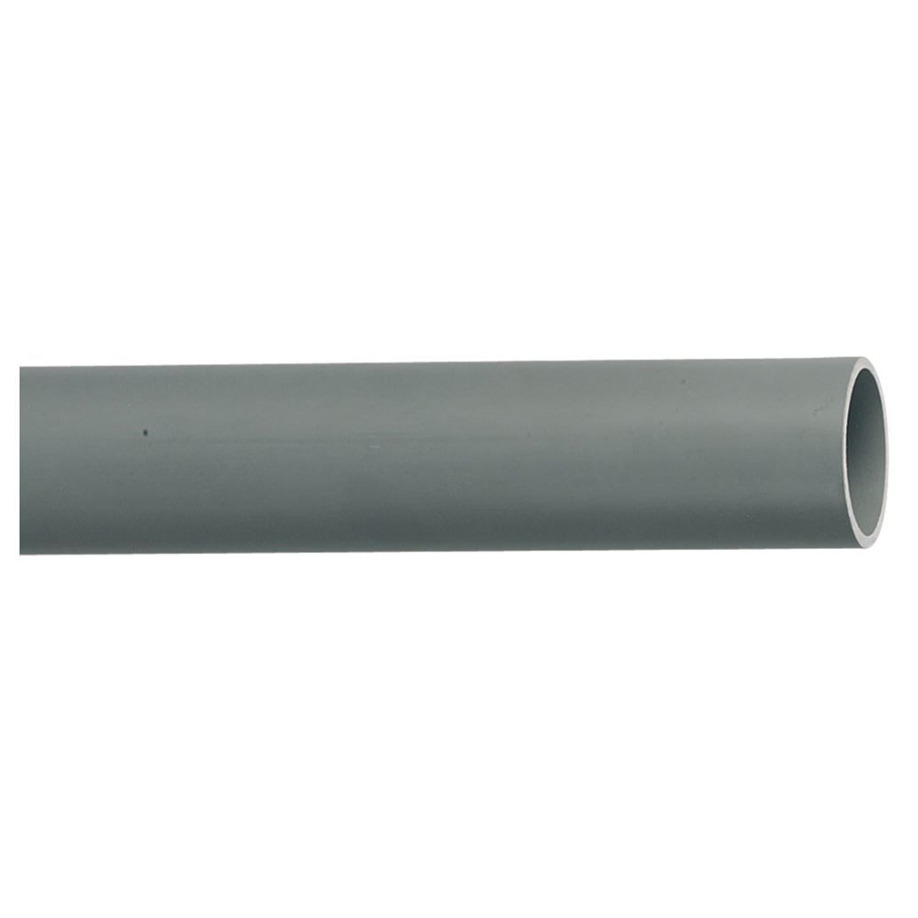 Tube évacuation Interpact PVC M1 Interplast Fitt gris - Diam. 100 MM -  Long. 4 ml