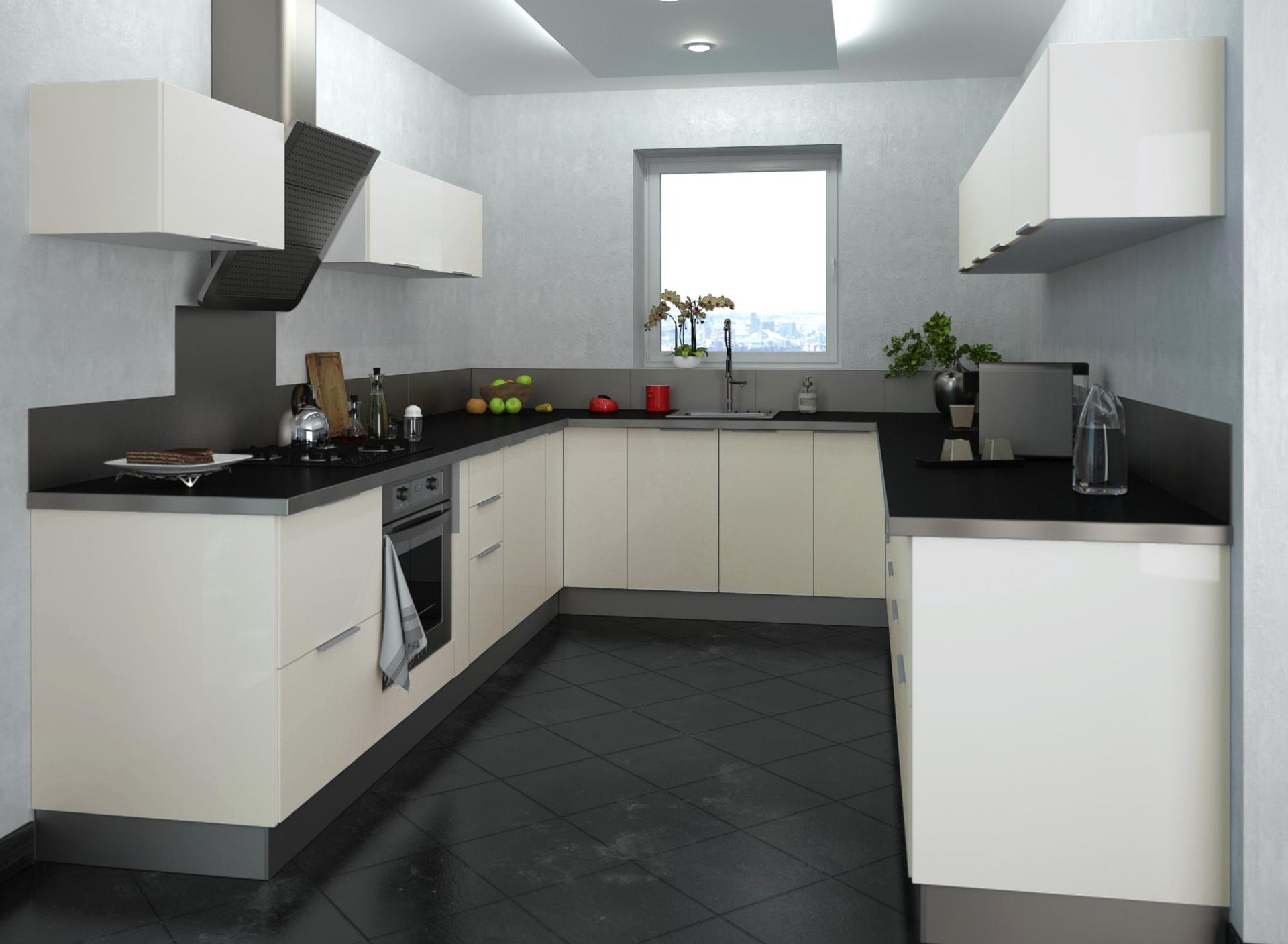 meuble sur hotte 80 cm