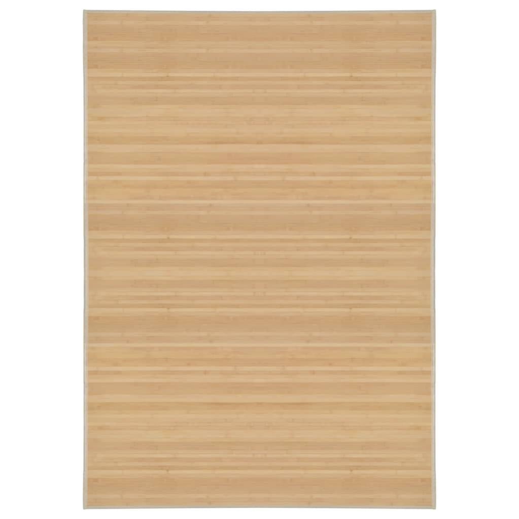 Tapis rectangulaire Marron Bambou 120 x 180 cm 