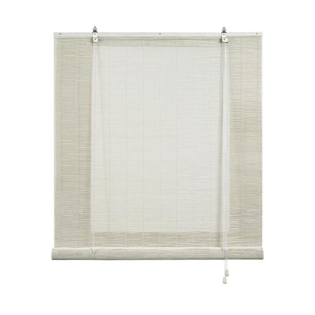 Tenda A Rullo In Bambù Naturale Carbonizzato – 105x215 Cm, Tenda Parasole Per Esterno/Interno