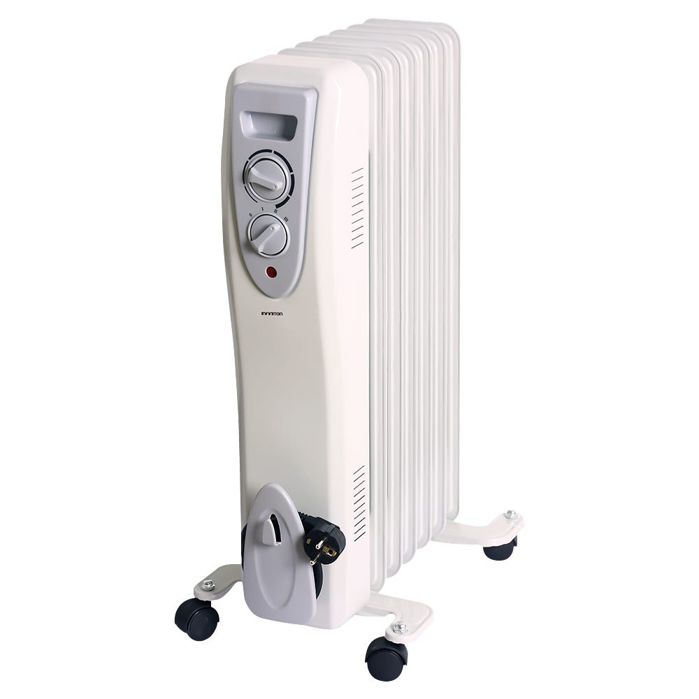 Mini radiador de aceite Infiniton HORM-800 800W 3 niveles blanco
