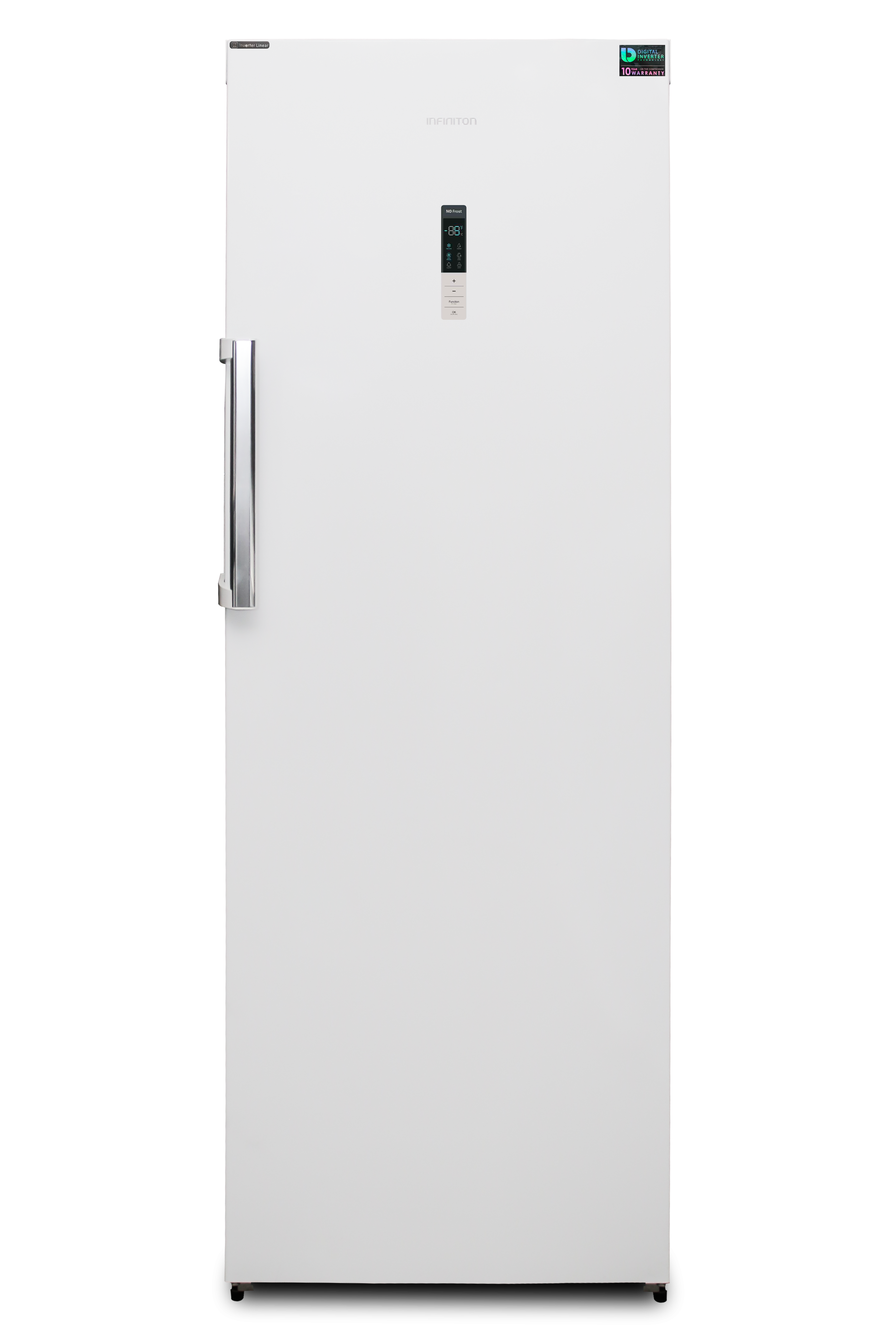 Congelador Vertical Infiniton CV-A142N - Inox, 172 litros, A+/F, Cíclico