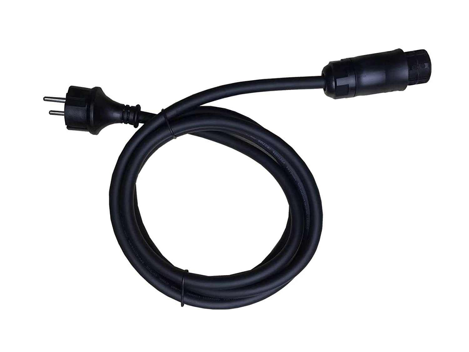 Cable d'Alimentation en Caoutchouc, H07RN-F 3x1,5mm, avec Connecteur  Betteri BC01 Femelle, Ideal pour Micro-onduleur (2M)