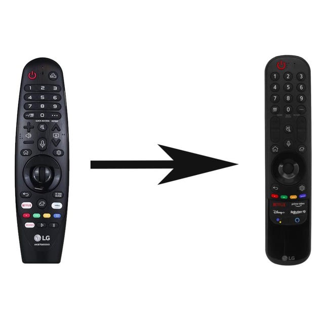 Télécommande TV LG MR20GA AKB75855501 pour Smart TV | Leroy Merlin