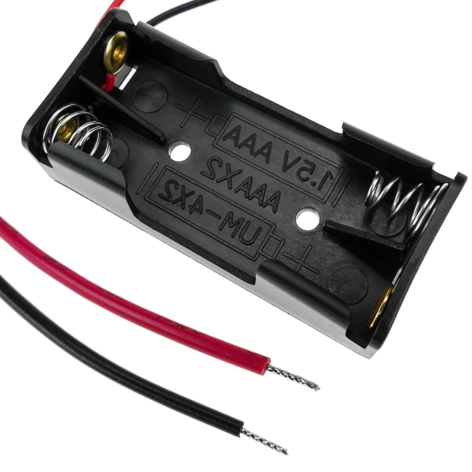 Portapilas plano para 3 pilas AAA LR03 de 1.5V - Cablematic