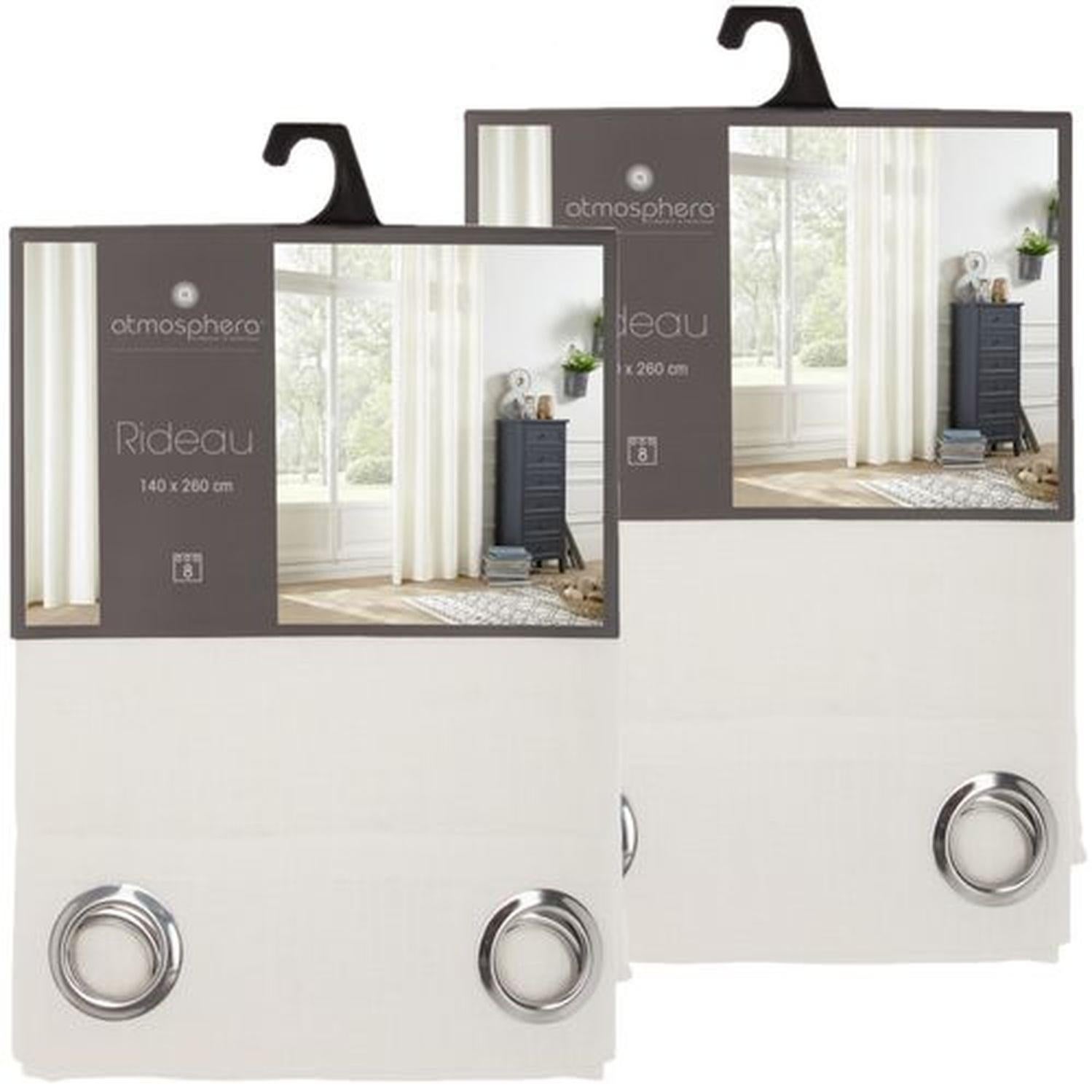 2 Rideaux De Mariage En Polyester Blanc (0,76x6 M) + 10 Boules Fleurs Papier - Décoration Fête, Photo