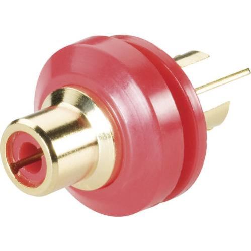 AMPHENOL Cinch/RCA mâle, Droit ACPR-Red Nombre de pôles: 2 Mono Rouge 1 pc(s