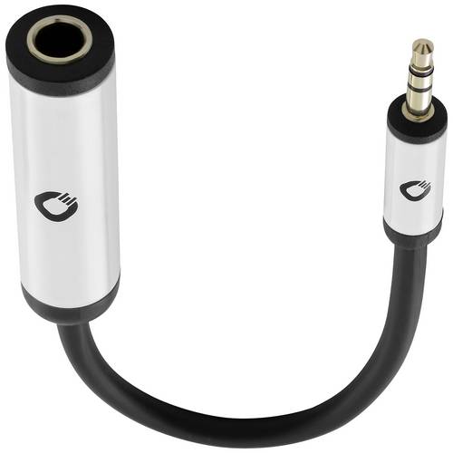Adaptateur audio haute qualité Jack 6.35 mm mâle / 3.5 mm femelle