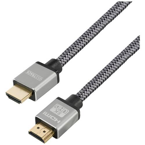 Maxtrack HDMI AV Cable de raccordement 1x HDMI 1x HDMI 1.5 m noir Leroy Merlin