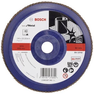 50 disques papier corindon auto-agrippant sans trou PS 22 K D. 180 mm Gr 40  - 2476 - Klingspor