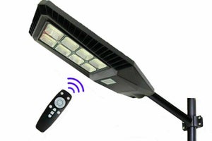 Faro lampione stradale pannello solare fotovoltaico sensore 120 LED COB  5195